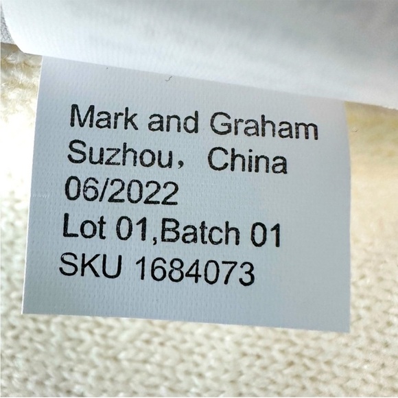 Mark & Graham Multicolor Embroidered Ski Scarf - Picture 5 of 10